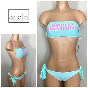 New. Basta Surf mint blue bikini. Retails $138
